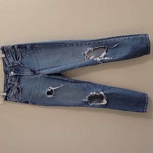 Old Navy High Rise Distressed OG Straight Jeans